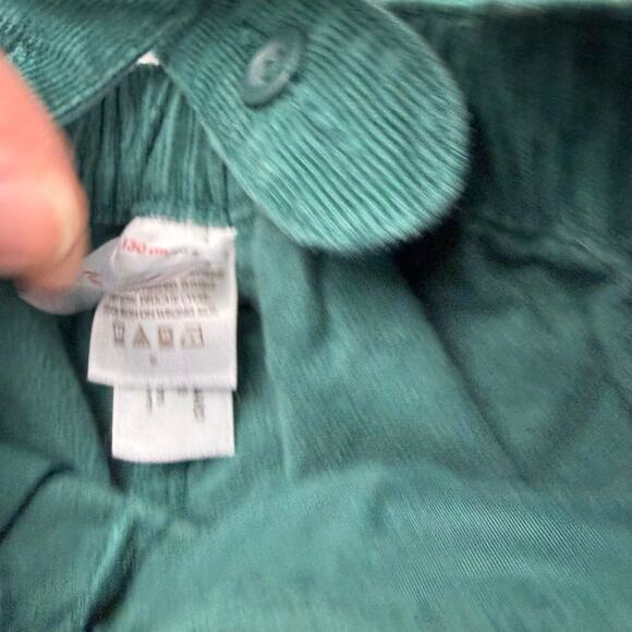 Hanna Andersson Green Corduroy Overalls - Picture 5 of 7